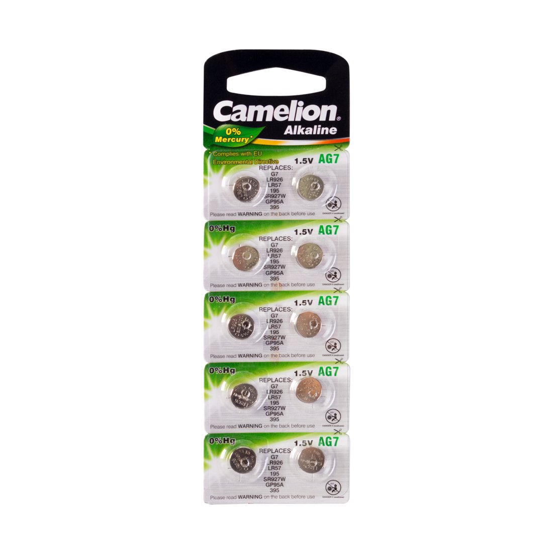 Батарейки Camelion Alkaline AG7-BP10 1.5Vx10