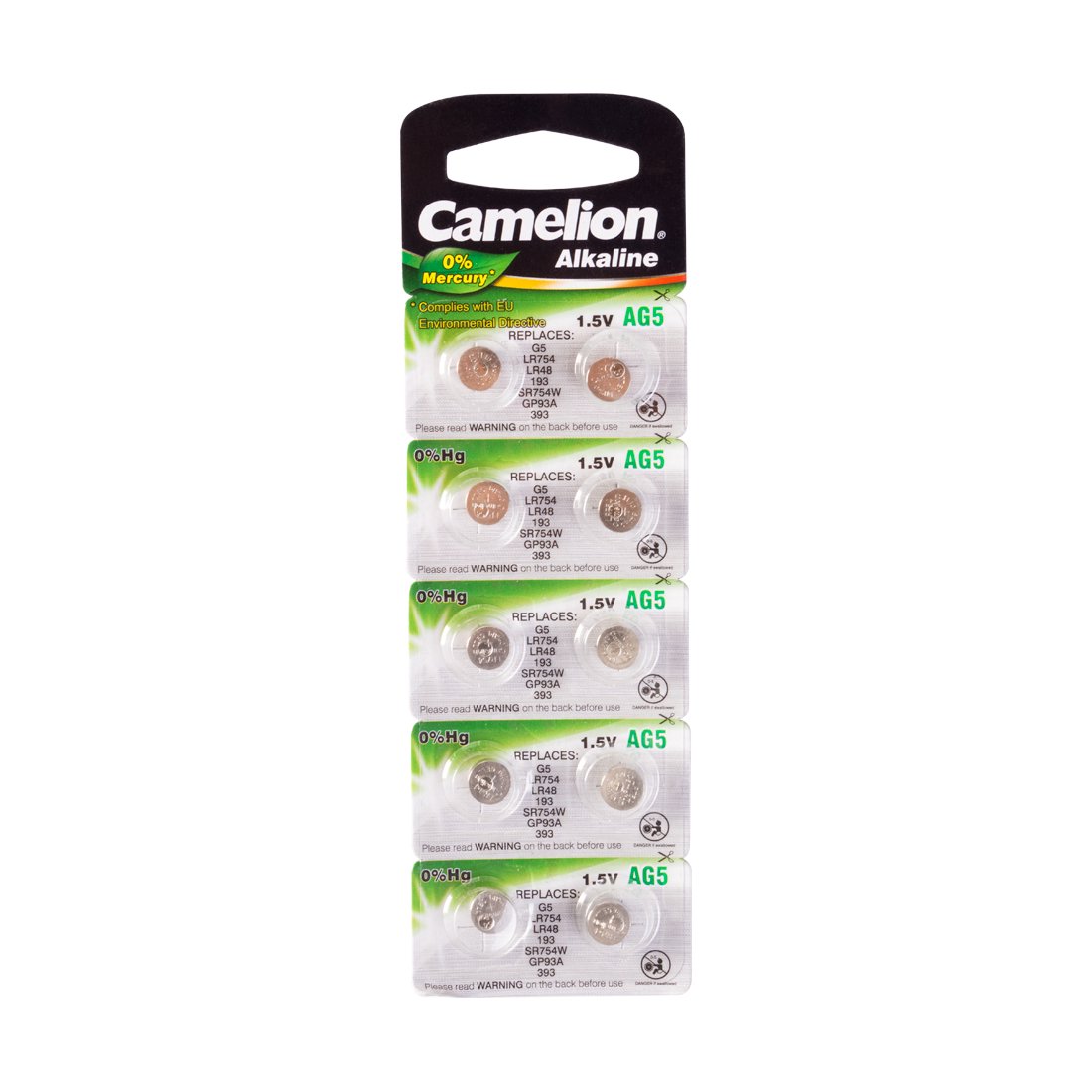 Батарейки Camelion Alkaline AG5-BP10 1.5Vx10