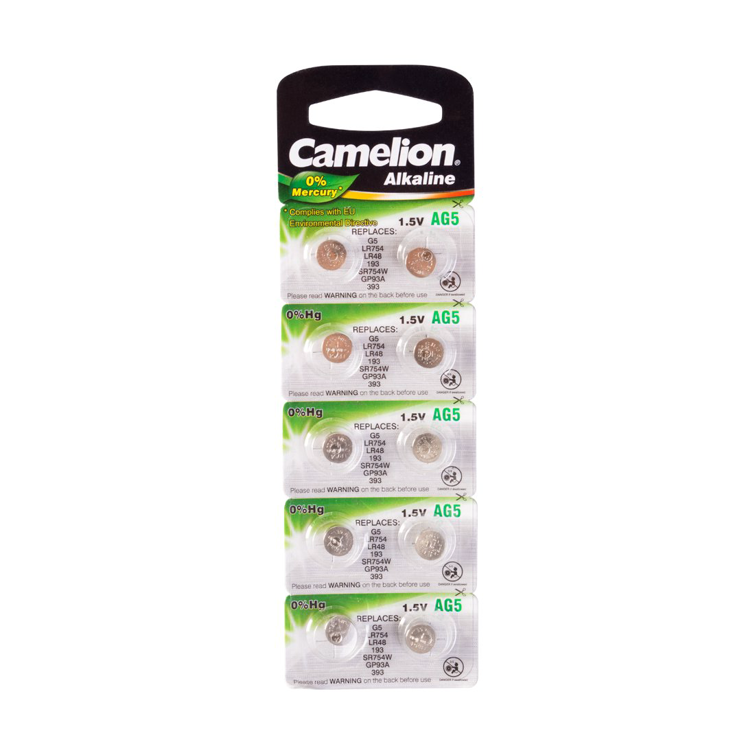 Батарейки Camelion Alkaline AG5-BP10 1.5Vx10