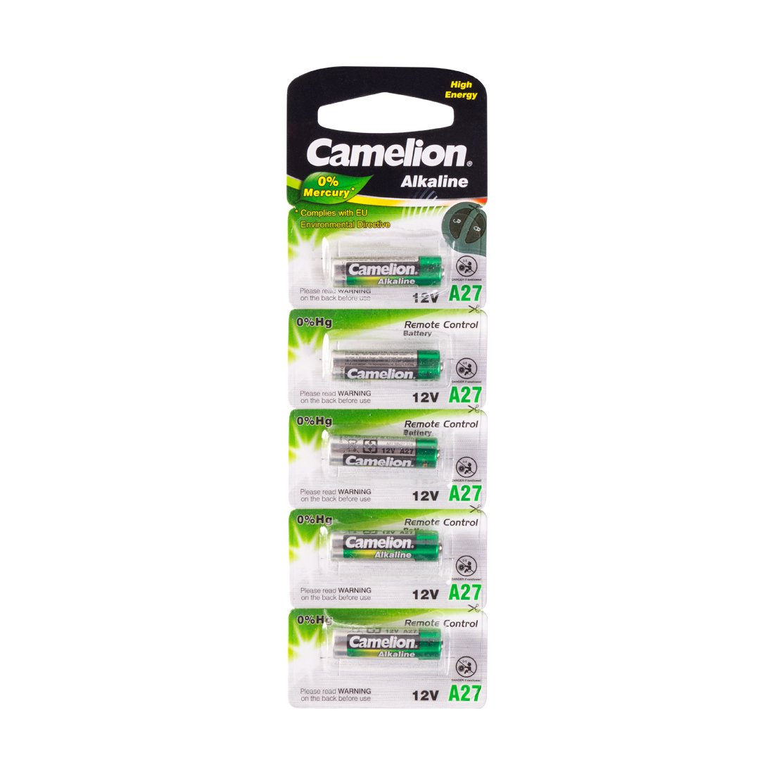 Батарейки Camelion Alkaline A27-BP5 12Vx5