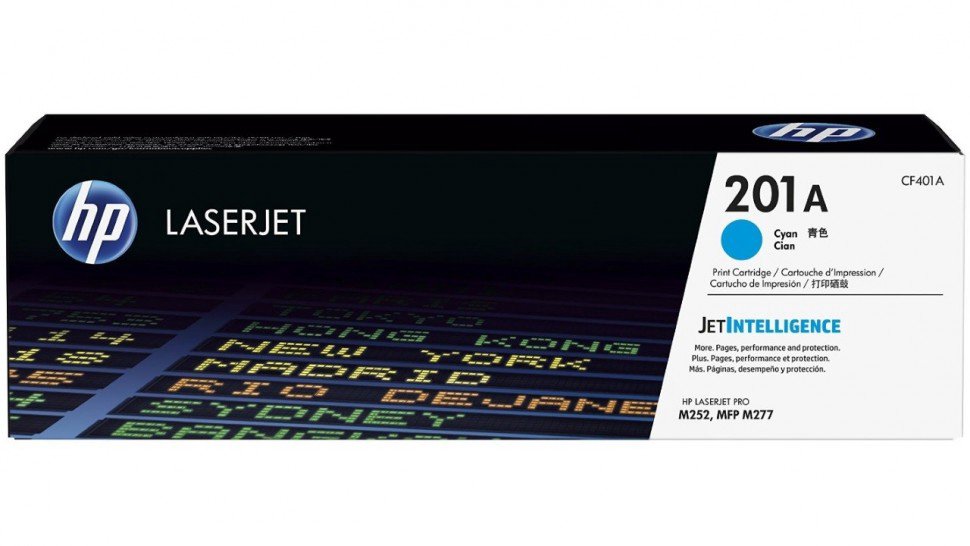 Картридж HP 201A CF401A голубой