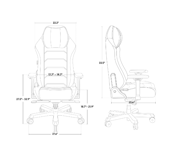 Кресло игровое Кресло DXracer Master GC/XLMF23LTD/WN White Noire