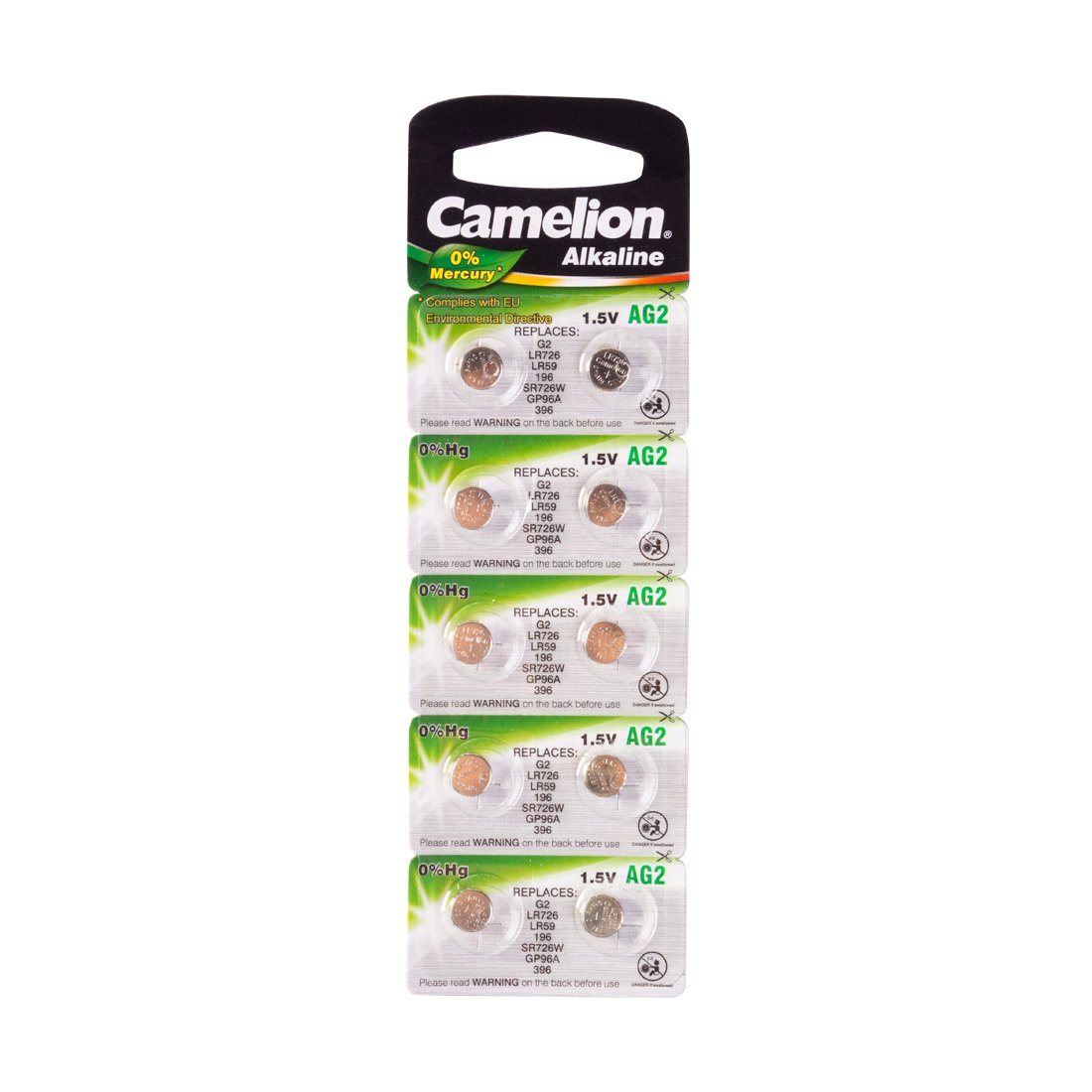 Батарейки Camelion Alkaline AG2-BP10 1.5Vx10