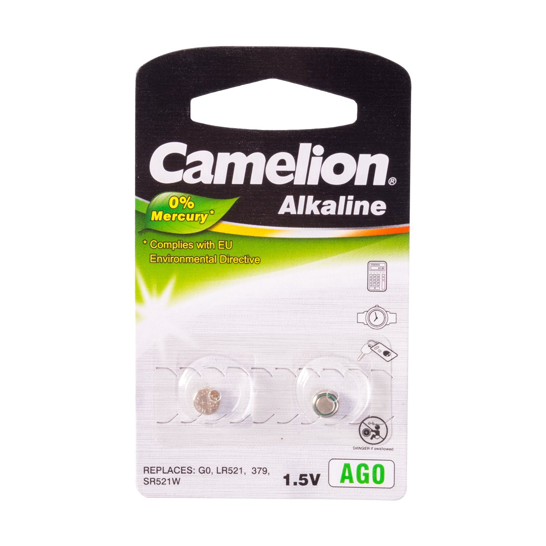 Батарейки Camelion Alkaline AG0-BP2 1.5Vx2 купить,NaN