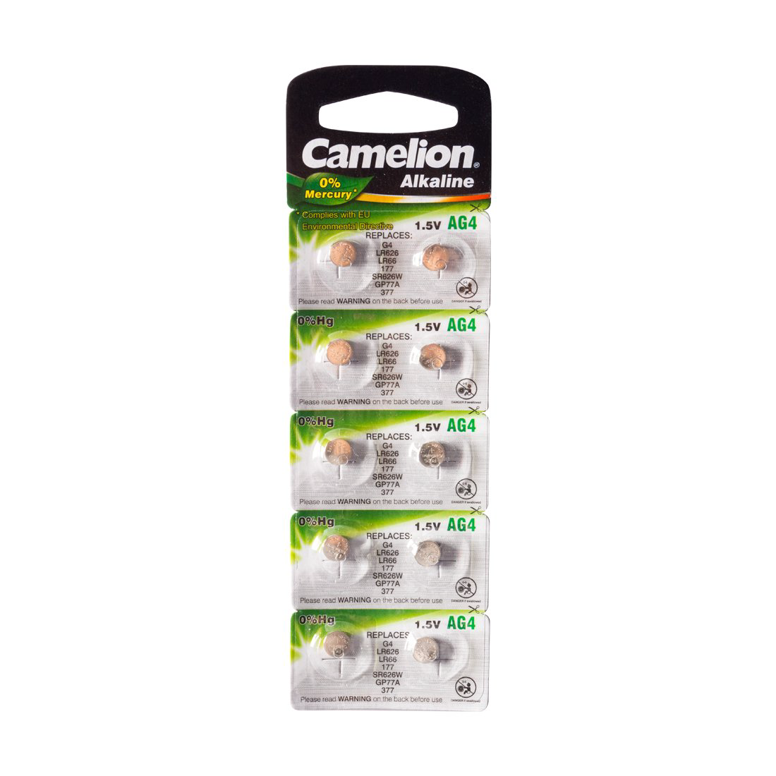 Батарейки Camelion Alkaline AG4-BP10 1.5Vx10 купить,NaN