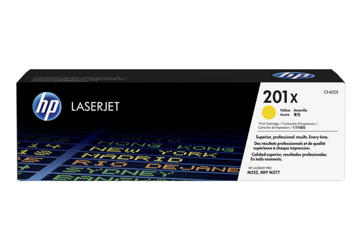 Картридж HP 201X CF402X желтый
