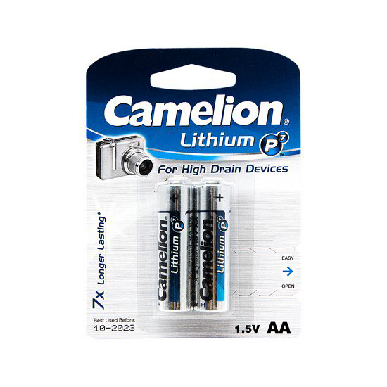 Батарейки Camelion Lithium P7 FR6-BP2 купить,1750