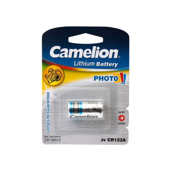 Батарейка Camelion Lithium CR123A-BP1