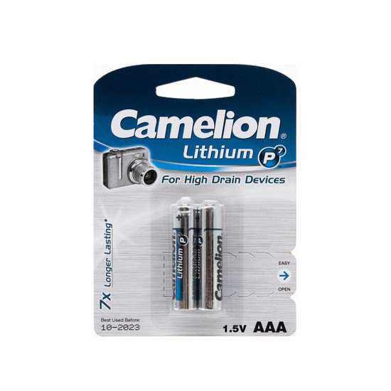 Батарейки Camelion Lithium P7 FR03-BP2 2шт