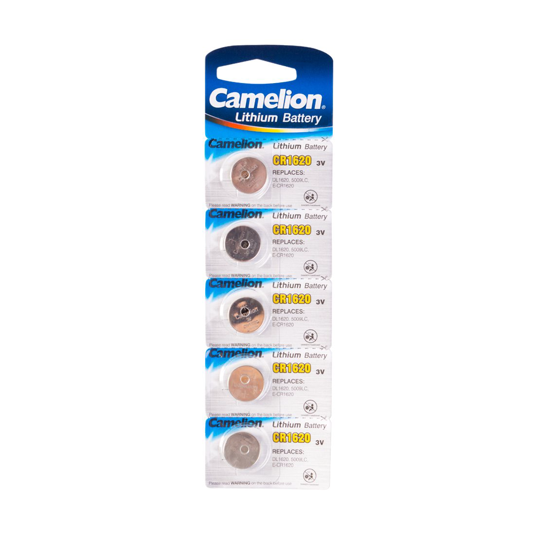 Батарейки Camelion Lithium CR1620-BP5 3Vx5
