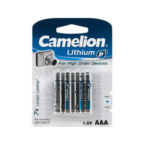Батарейки Camelion Lithium P7 FR03-BP4 1.5Vx4