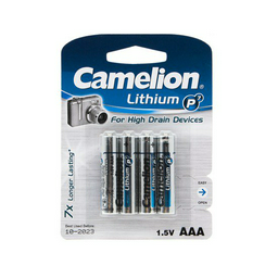 Батарейки Camelion Lithium P7 FR03-BP4 1.5Vx4