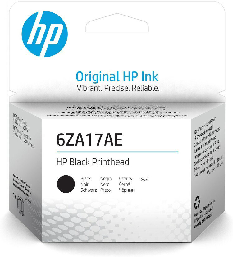 Печатающая головка HP 6ZA17AE черная