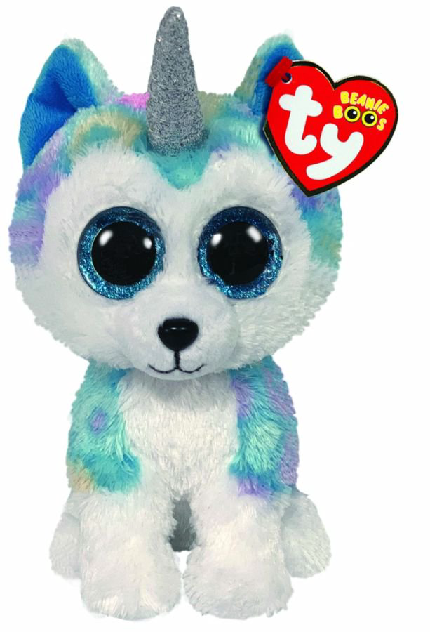 Мягкая игрушка TY Beanie Boo's  Хаски-единорог Хелена 15см купить,NaN