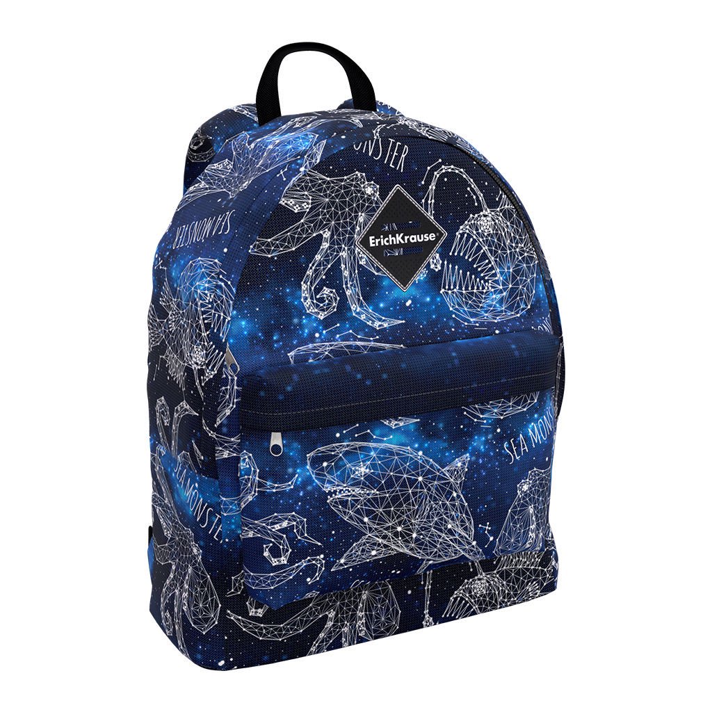 Рюкзак Erich Krause EasyLine 17L Magic Sea World 29x39x13см синий купить,NaN