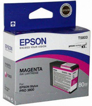 Картридж Epson C13T580A00 пурпурный купить,NaN