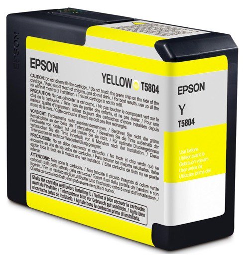 Картридж Epson C13T580400 желтый купить,NaN