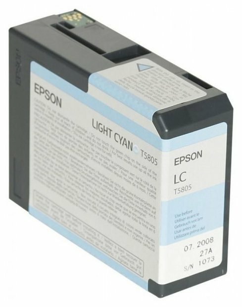 Картридж Epson C13T580500 голубой купить,NaN