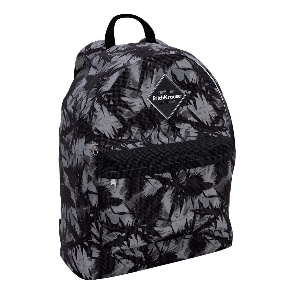 Рюкзак Erich Krause EasyLine 17L Thistle 29x39x13см черный купить,NaN