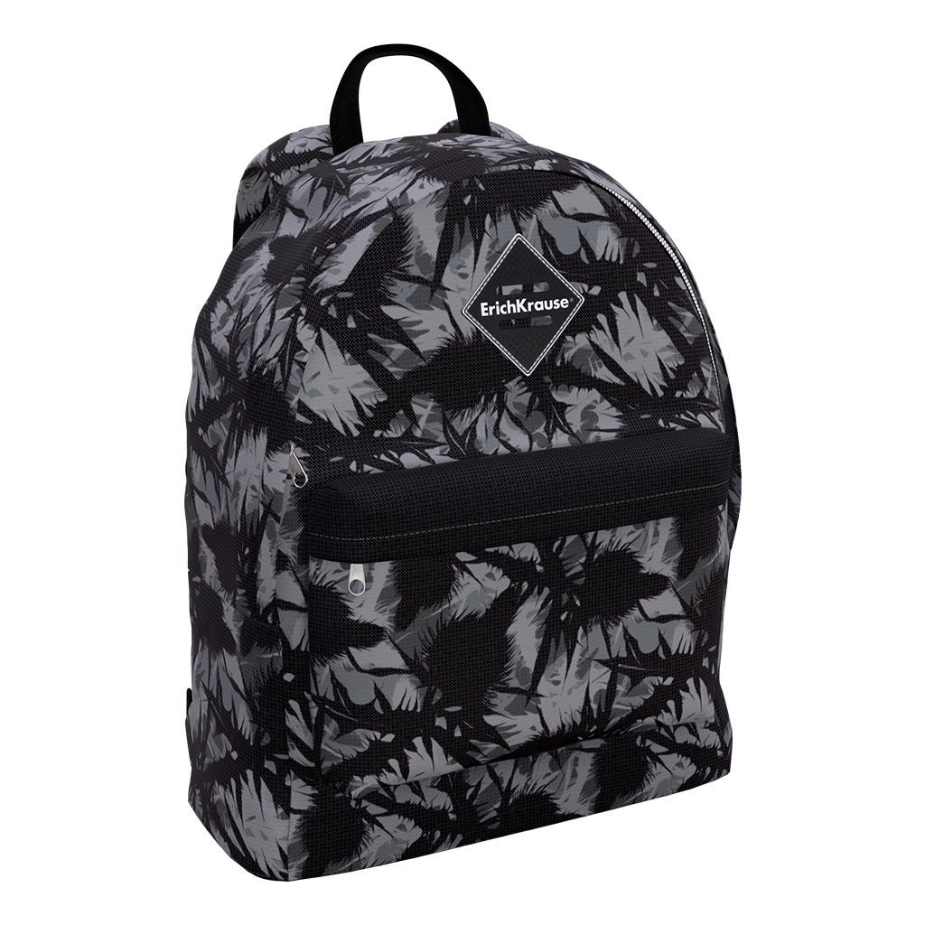 Рюкзак Erich Krause EasyLine 17L Thistle 29x39x13см черный купить,NaN