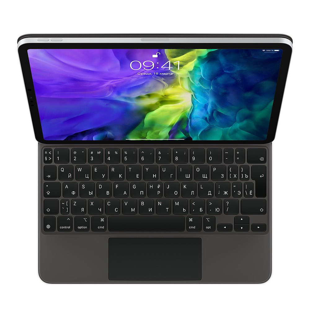 Клавиатура Apple для iPad Pro 11 MXQT2RS/A чёрная купить,119000