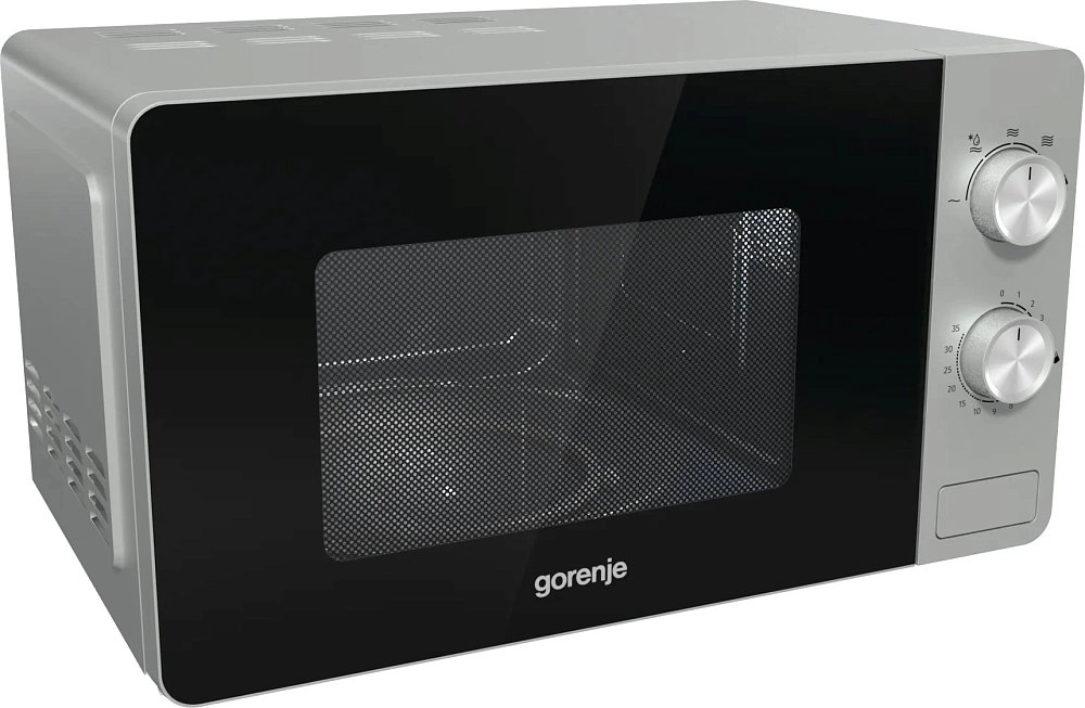 Микроволновая печь Gorenje MO17E1S серебристая купить,NaN