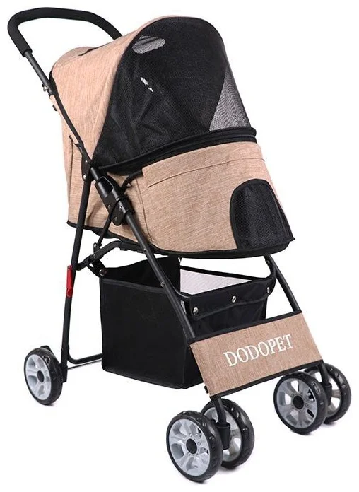 Коляска для животных Dodopet 107344360171 бежевая