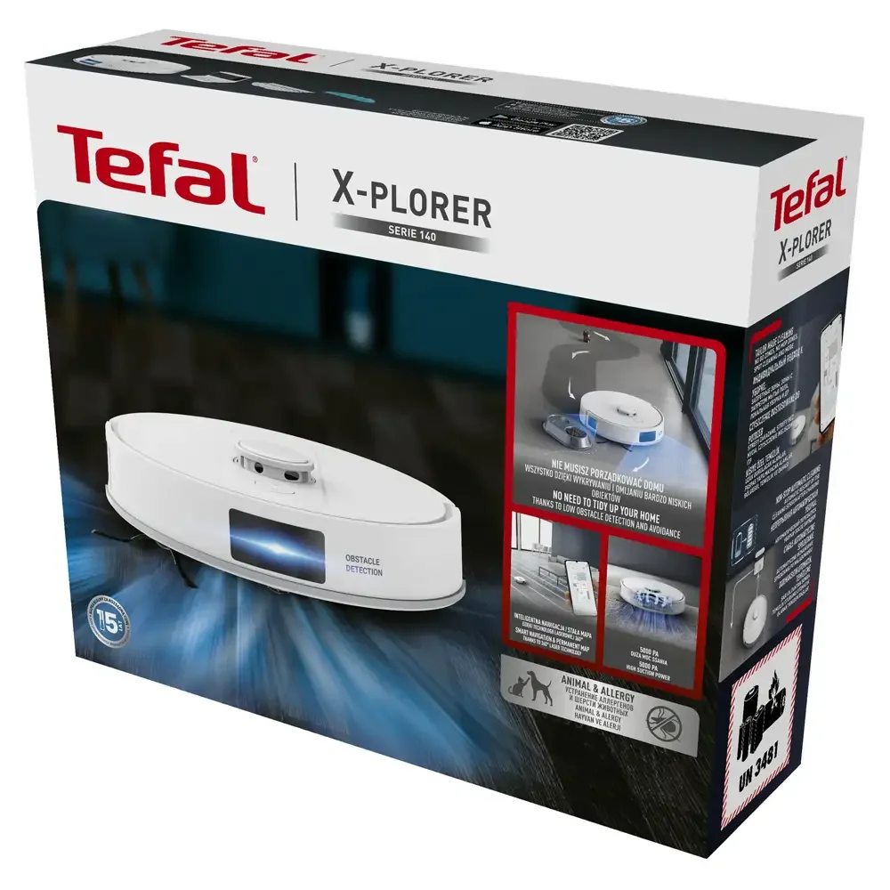 Робот-пылесос Tefal X-Plorer Series 140 RG9177WH White - ForteMarket Робот-пылесос Tefal X-Plorer Series 140 RG9177WH White купить,0