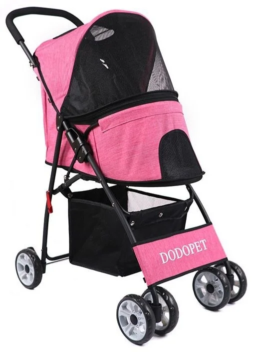 Коляска для животных Dodopet 107344360171 розовая