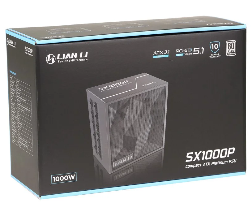 Блок питания Lian Li SX1000P 1000 Вт чёрный