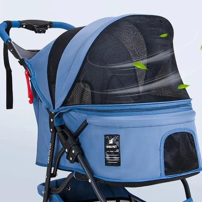 Коляска для животных Dodopet 107344360171 синяя - ForteMarket Коляска для животных Dodopet 107344360171 синяя купить,0