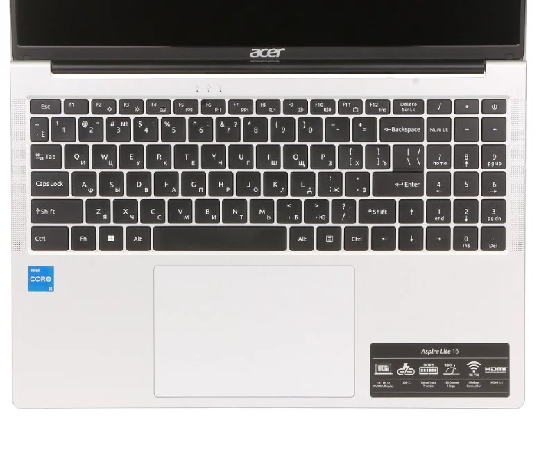 Ноутбук Acer Aspire Lite AL16-54P-5213 NX.D75ER.002 16" Silver купить,NaN