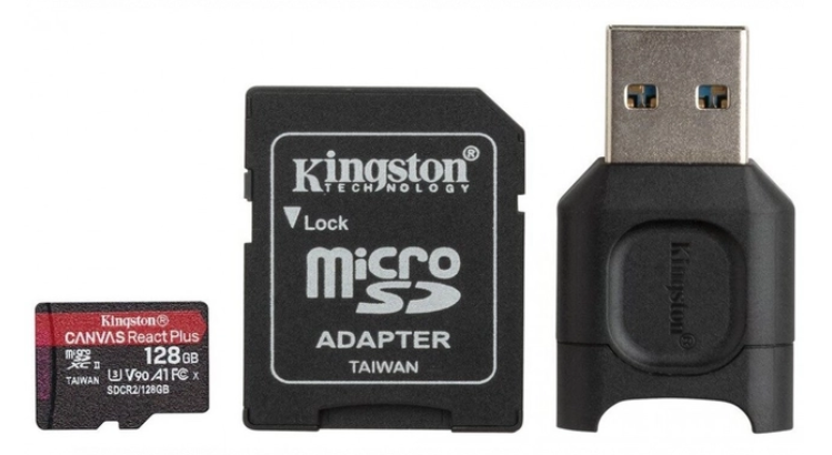 Карта памяти Kingston Canvas React Plus SDR2/128GB - ForteMarket Карта памяти Kingston Canvas React Plus SDR2/128GB купить,0