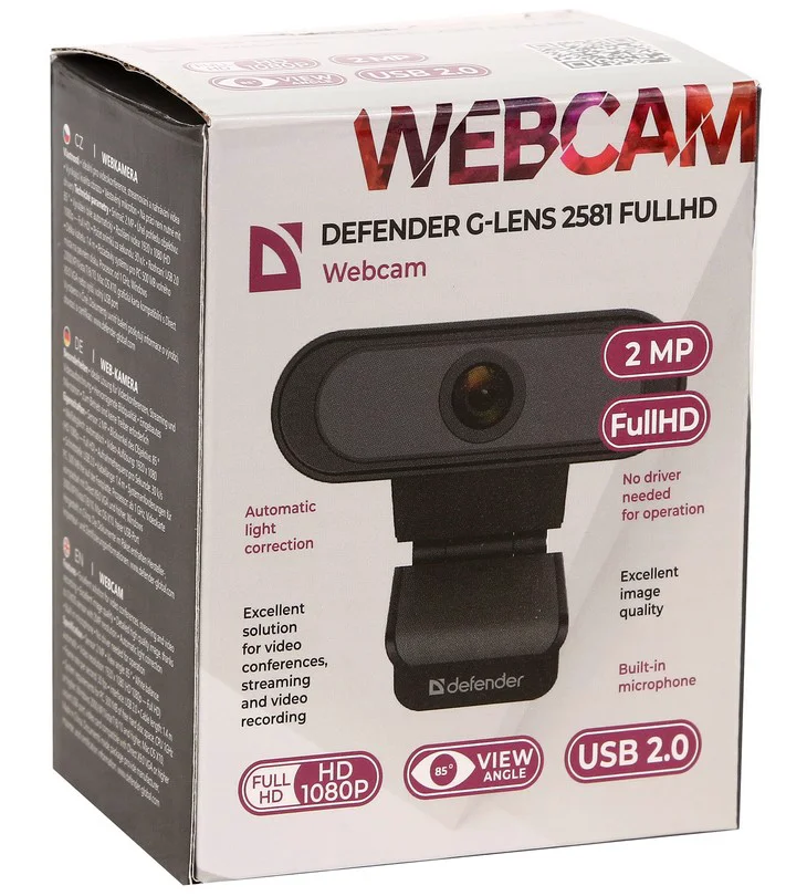 Веб-камера Defender G-Lens 2581 Full HD 63181 чёрная