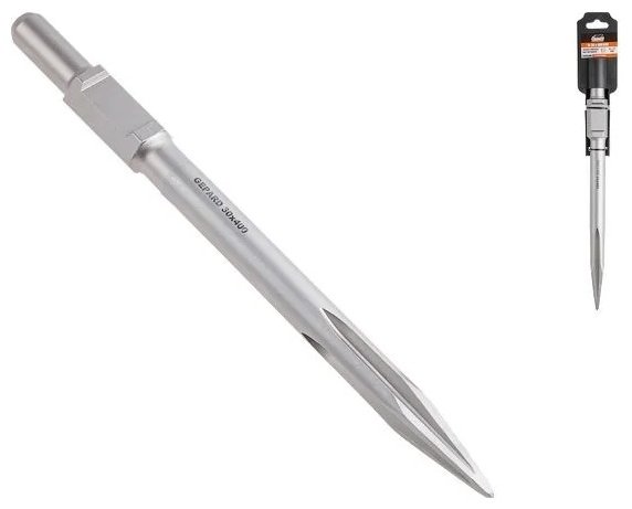 Gepard зубило GP0710-400 (шестигранный, 30х300х400 мм) 1 шт