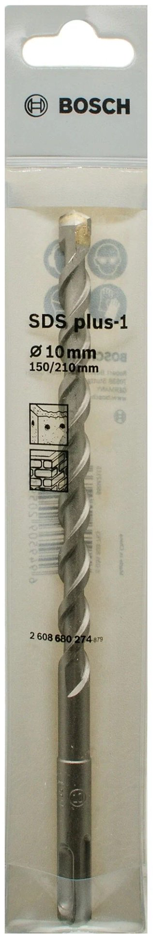 Bosch бур 2608680274 (SDS-plus, 10х150х210 мм) 1 шт купить,1155
