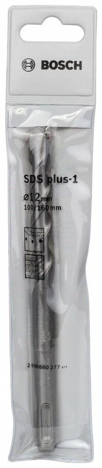 Bosch бур 2608680277 (SDS-plus, 12х100х160 мм) 1 шт