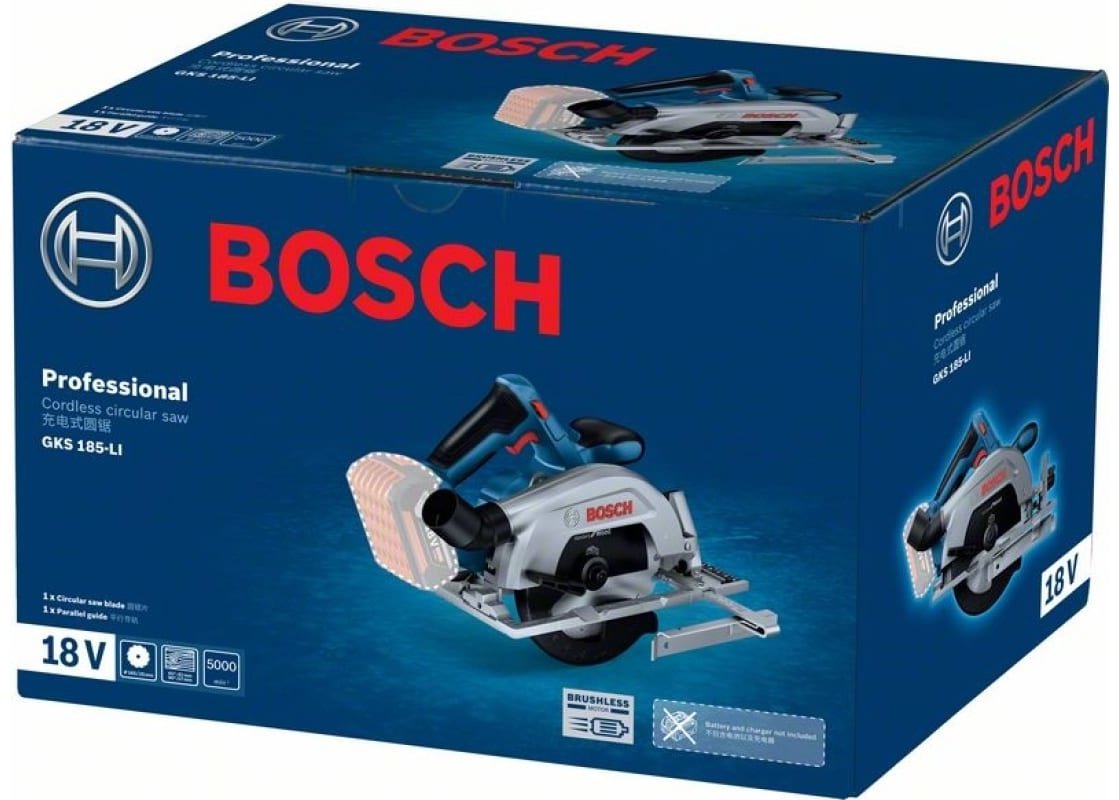 Дисковая пила Bosch GKS 185-LI 06016C1223, аккумуляторная купить,0
