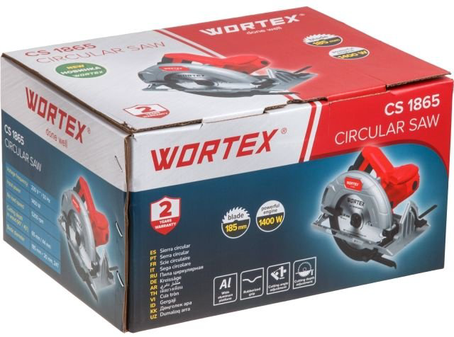 Дисковая пила WORTEX CS 1865 1333550, электрическая купить,NaN