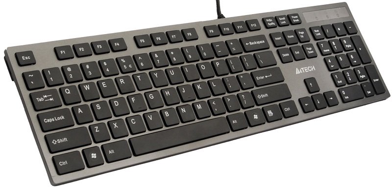 Клавиатура A4tech KV-300H серо-черная купить,0