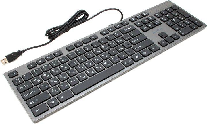 Клавиатура A4tech KV-300H серо-черная купить,0
