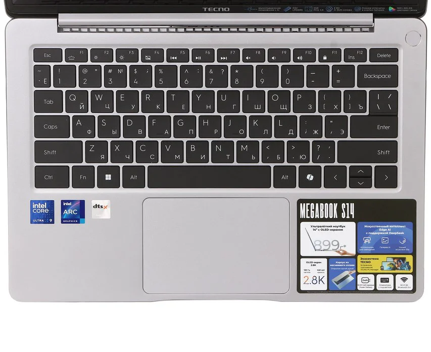 Ноутбук Tecno Megabook S14MM 71003300551 1TB 14" Grey купить,NaN
