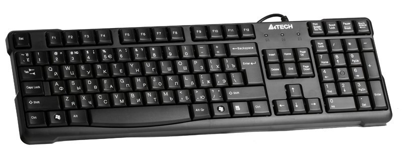 Клавиатура A4tech KR-750 черная купить,0