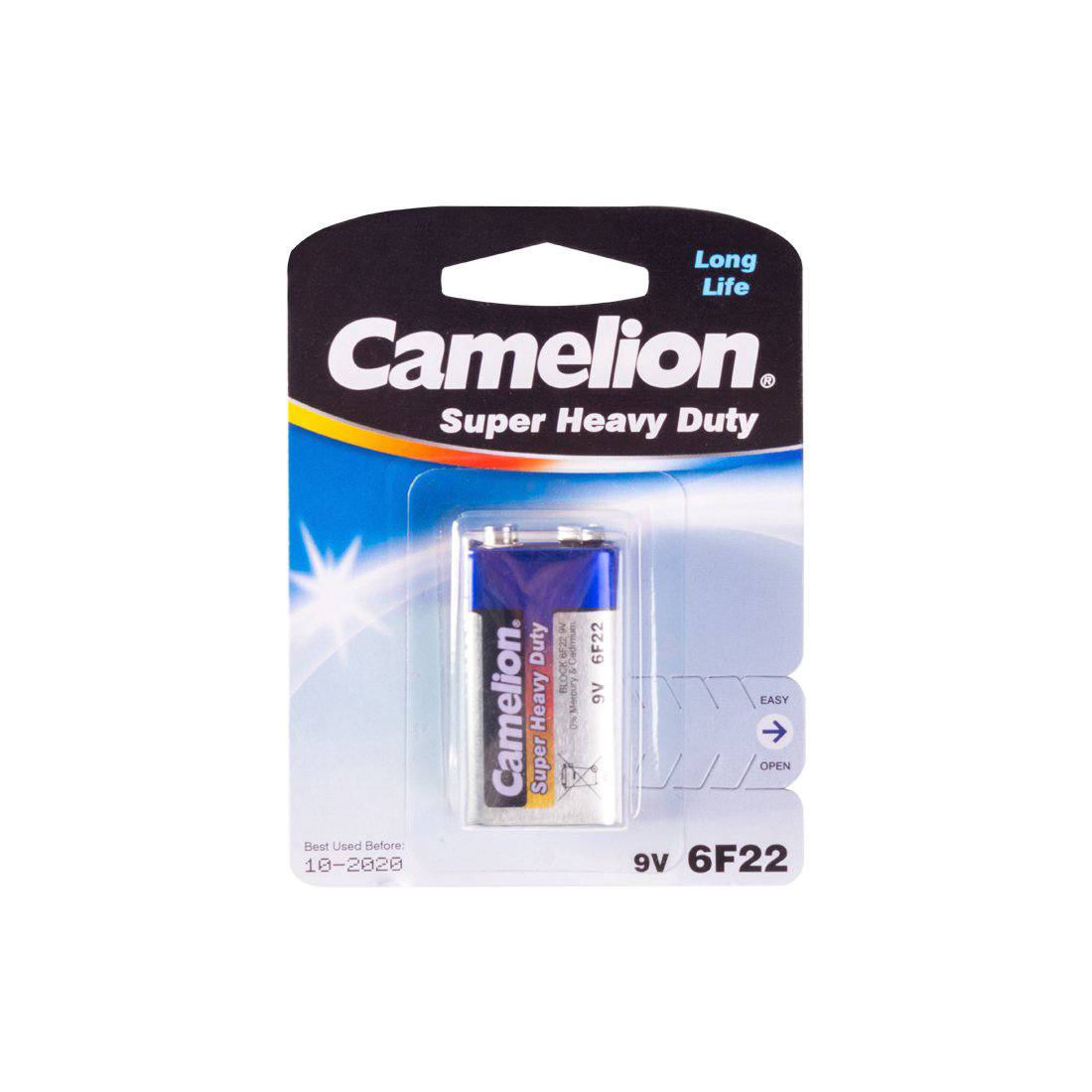 Батарейка Camelion Super Heave Duty 6F22-BP1B 9Vx1
