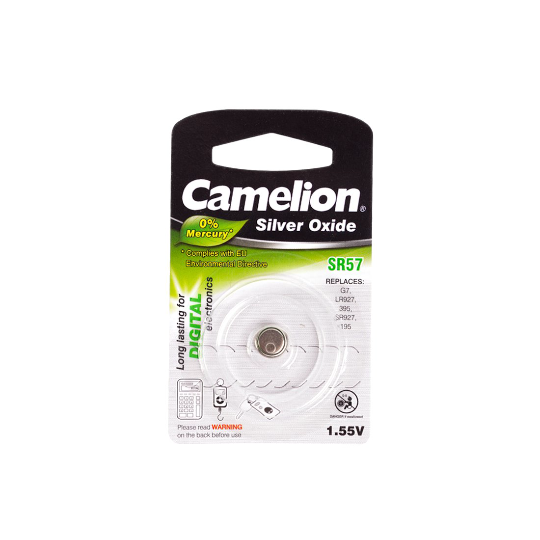 Батарейка Camelion Silver Oxide SR57-BP1 1.55Vx1 купить,NaN
