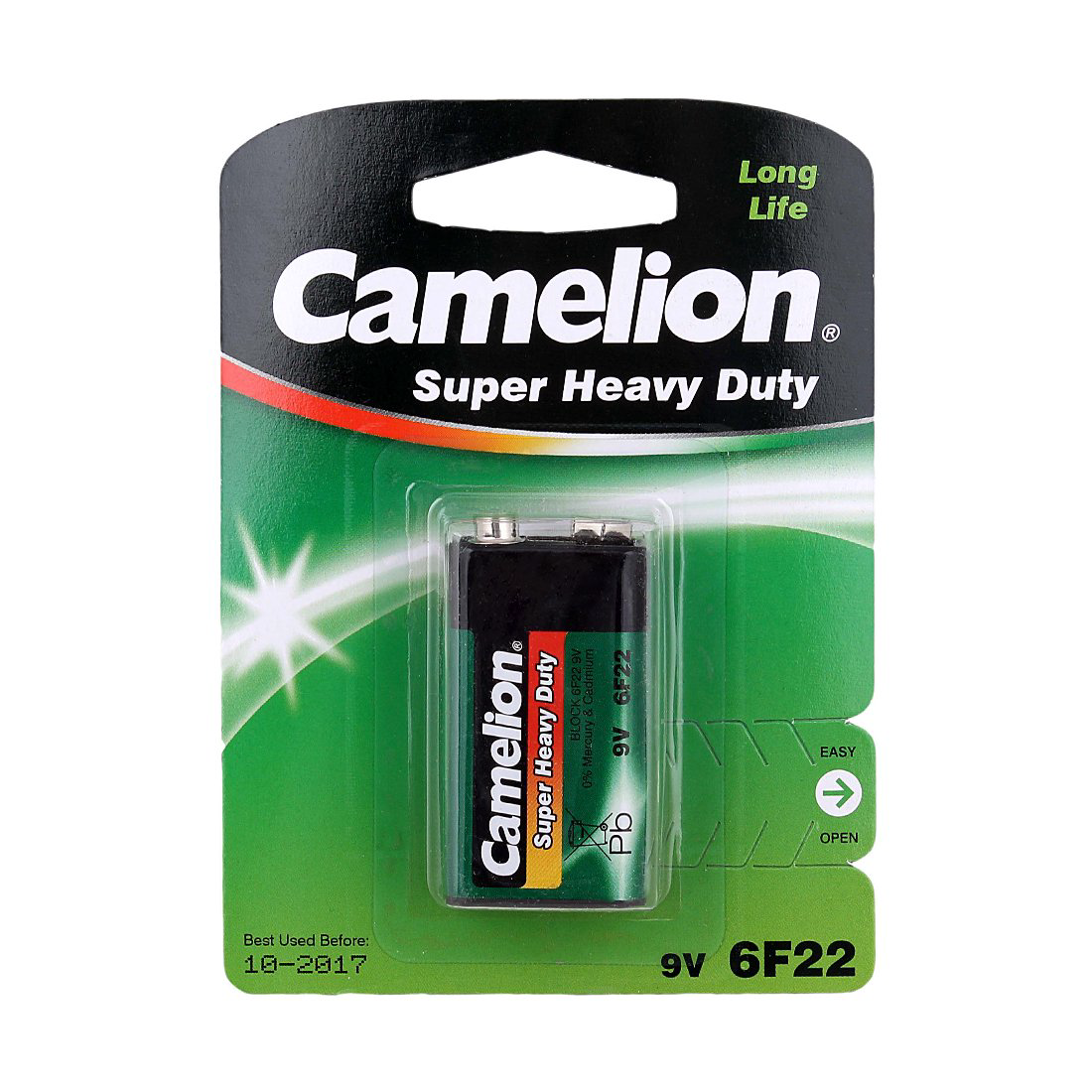 Батарейка Camelion Super Heave Duty 6F22-SP1G 9Vx1