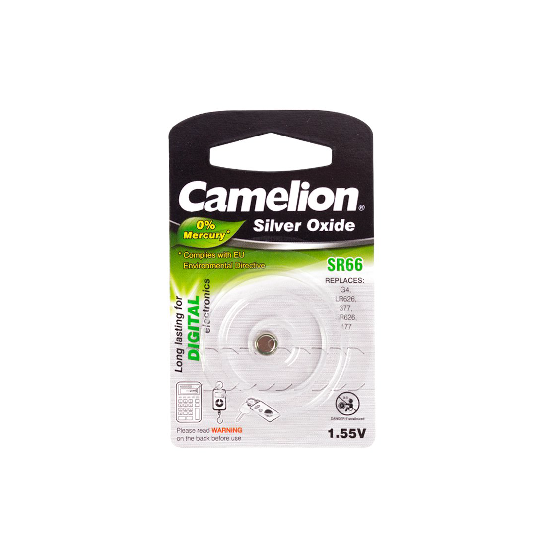 Батарейка Camelion Silver Oxide SR66-BP1 купить,NaN
