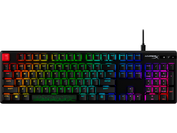 Клавиатура HyperX Alloy Origins PBT HX Red 639N3AA черная
