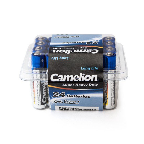 Батарейки Camelion Super Heavy Duty R03P-PB24B 24шт купить,NaN
