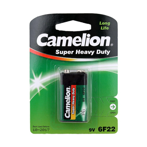 Батарейка Camelion Super Heave Duty 6F22-SP1G 9Vx1